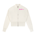 BX Mock Neck Zip Up Cardigan