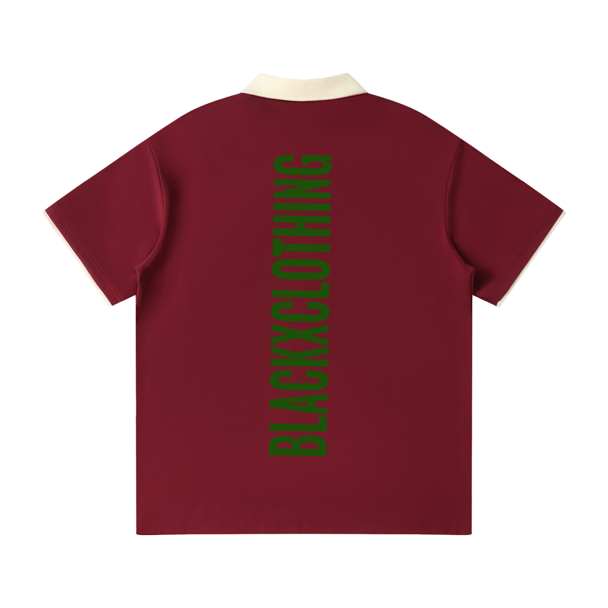 BX Contrast Collar Raglan Polo Shirt