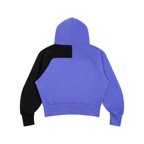 BX  Color-Block Fleece Hoodie