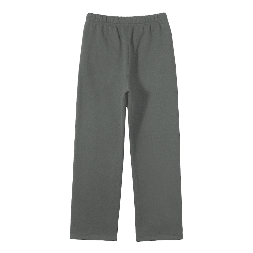 BX  Solid Color Fleece Straight Leg Pants