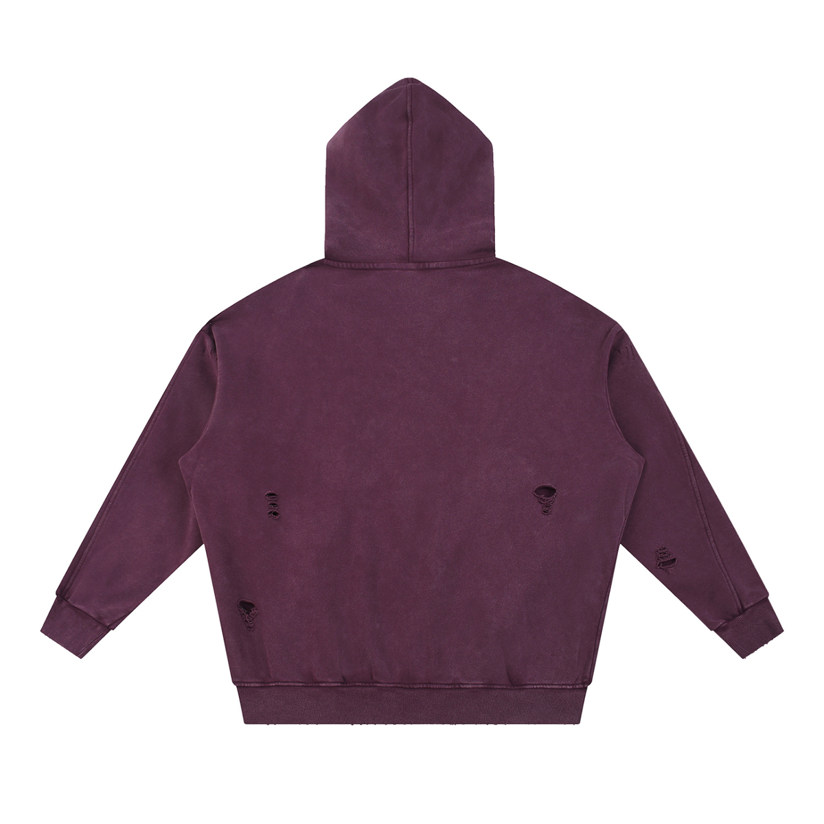 BX Distressed Panel Pocket Hoodie