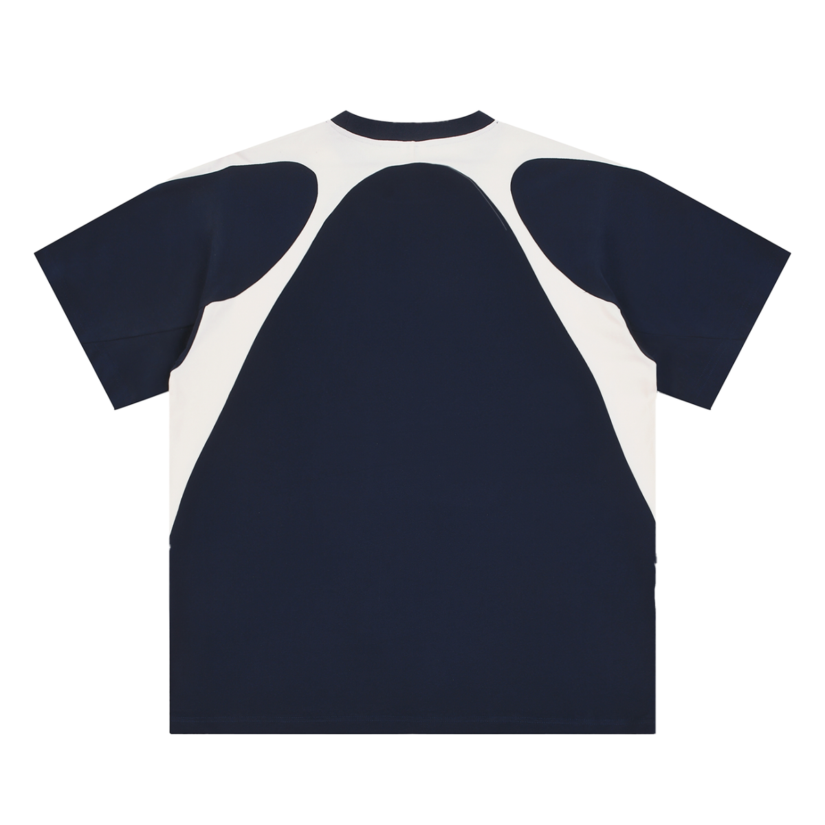 BX Contrast Panel Cotton T-Shirt
