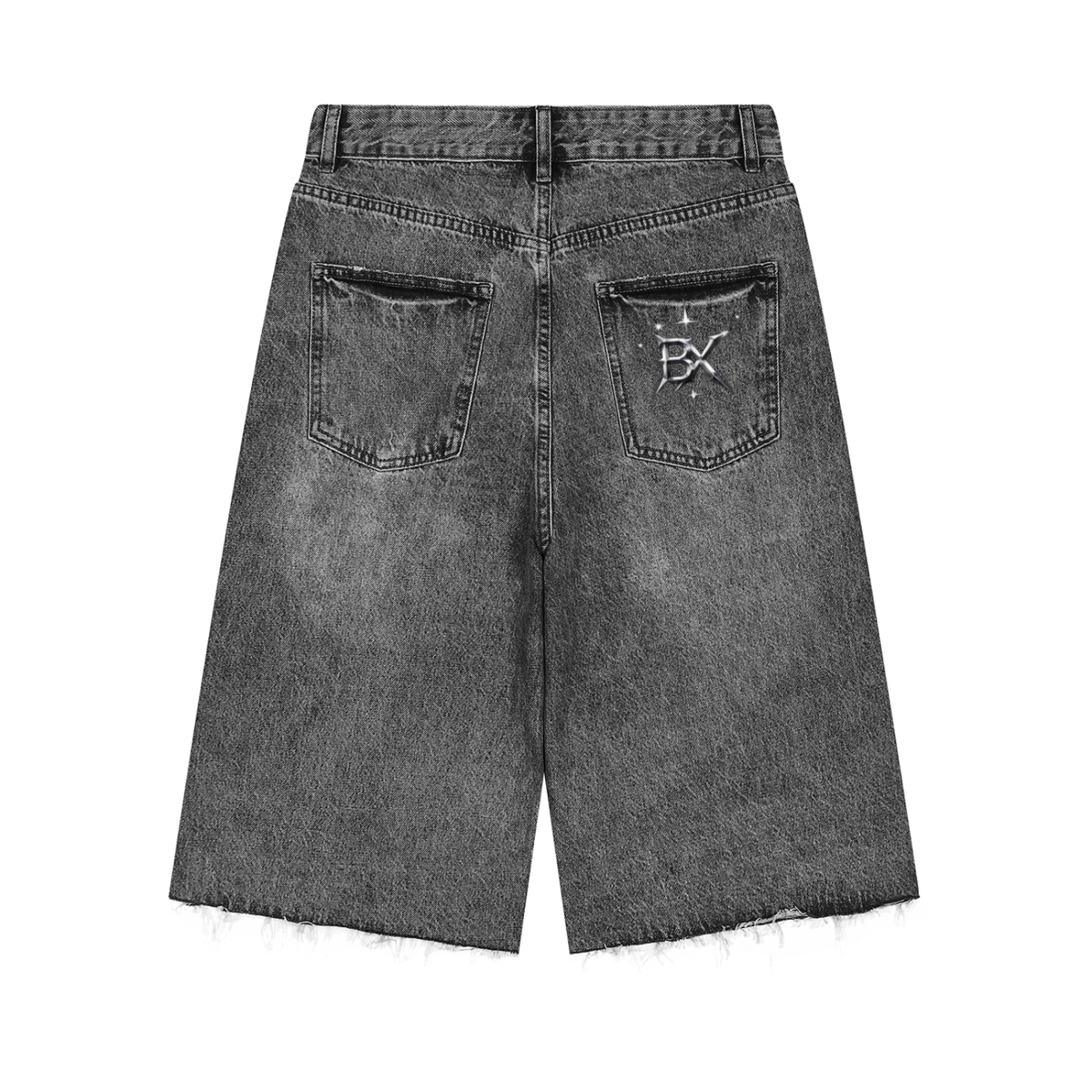 BX Wide Leg Denim Shorts