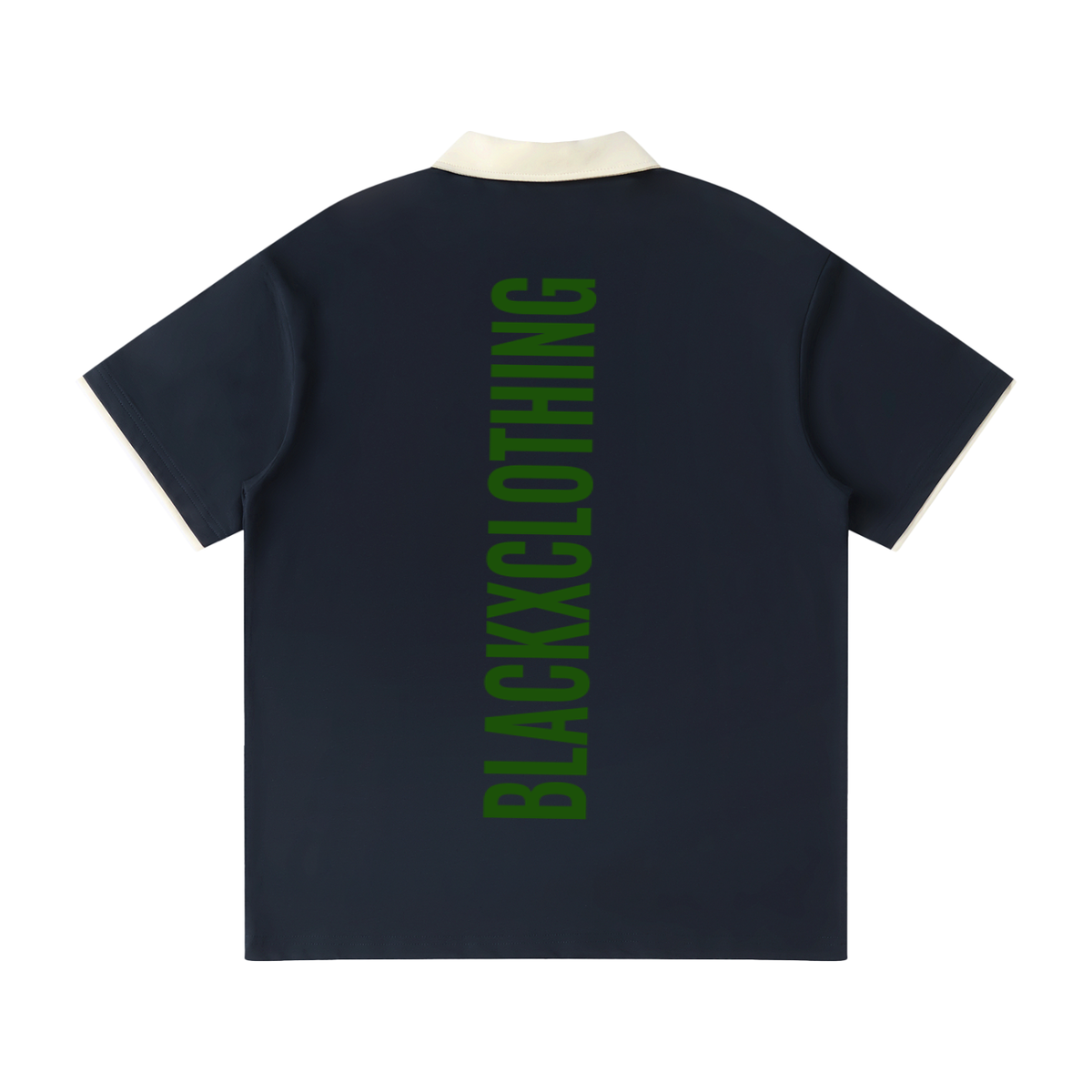 BX Contrast Collar Raglan Polo Shirt