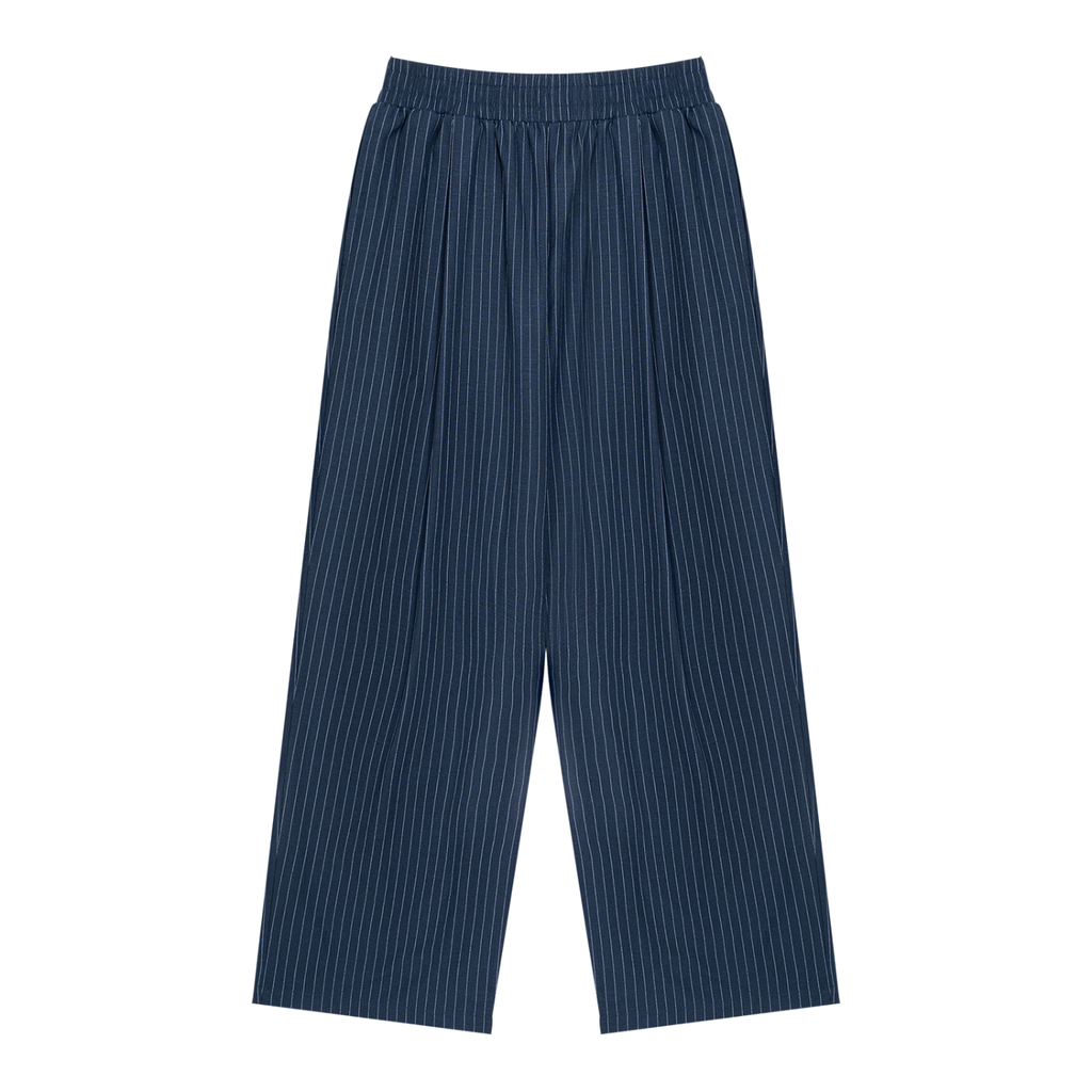 BX Striped Pleated Pants