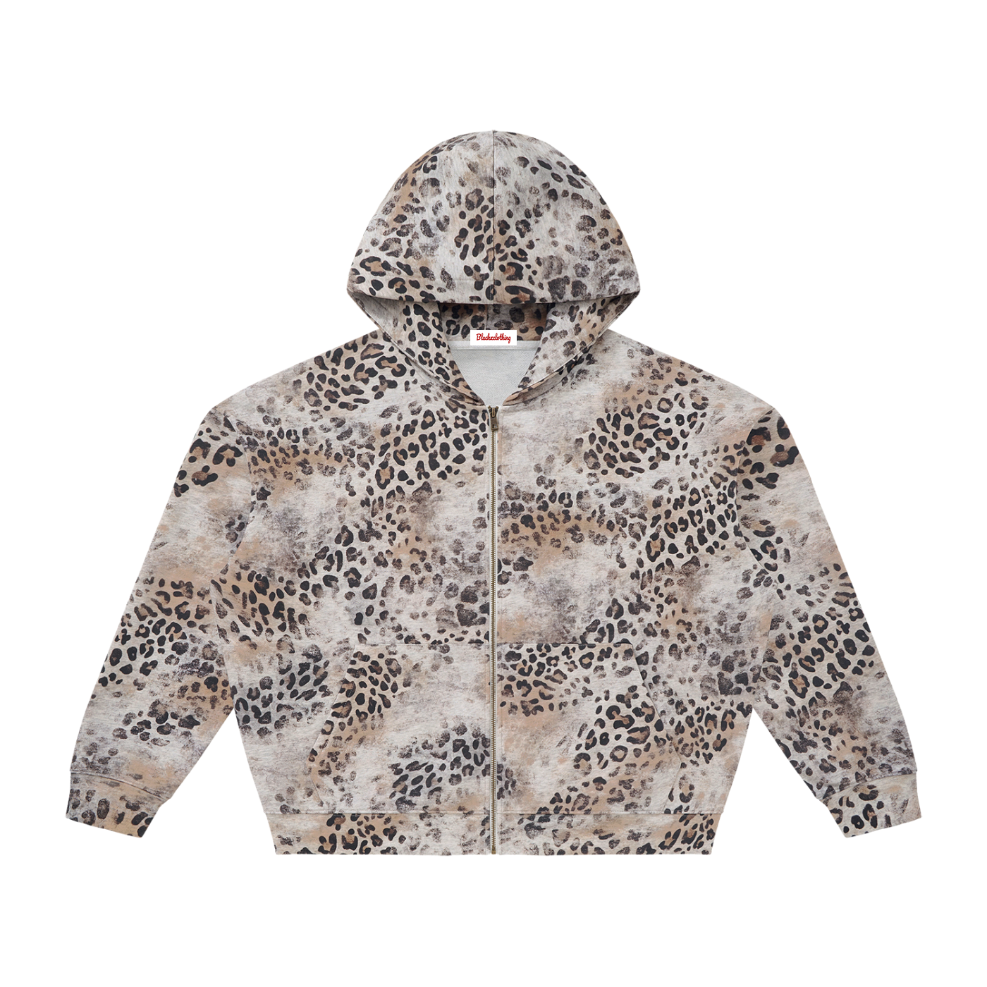 BX Leopard Full Zip Hoodie