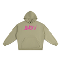 BX “Graffiti” Ruched Sleeves Hoodie