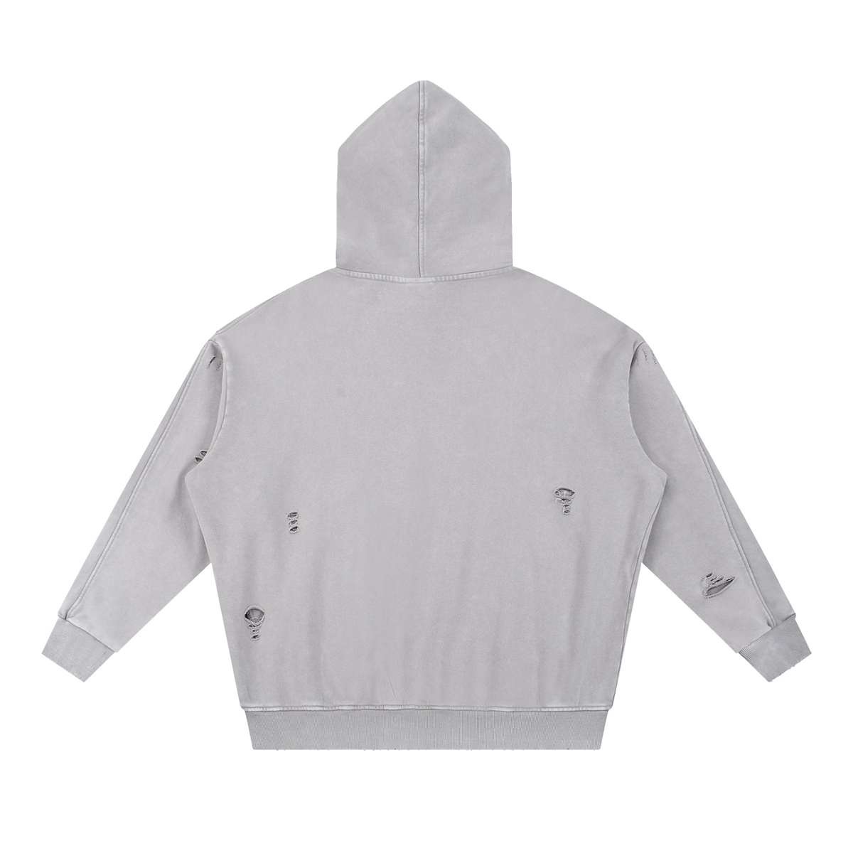 BX Distressed Panel Pocket Hoodie
