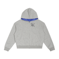 BX Plaid Boxy Zip Hoodie