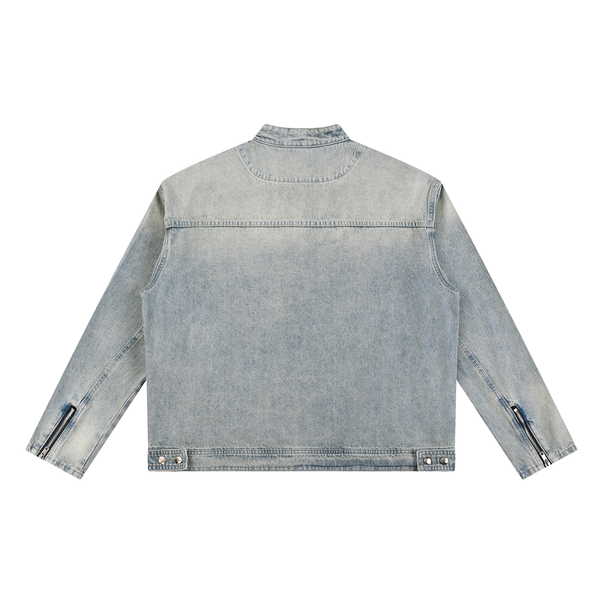 BX Vintage Wash Zip Denim Jacket