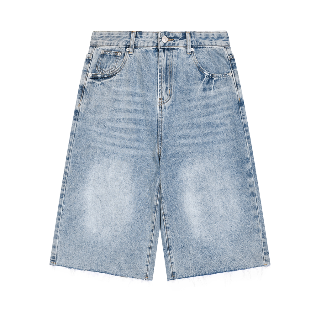 BX Wide Leg Denim Shorts