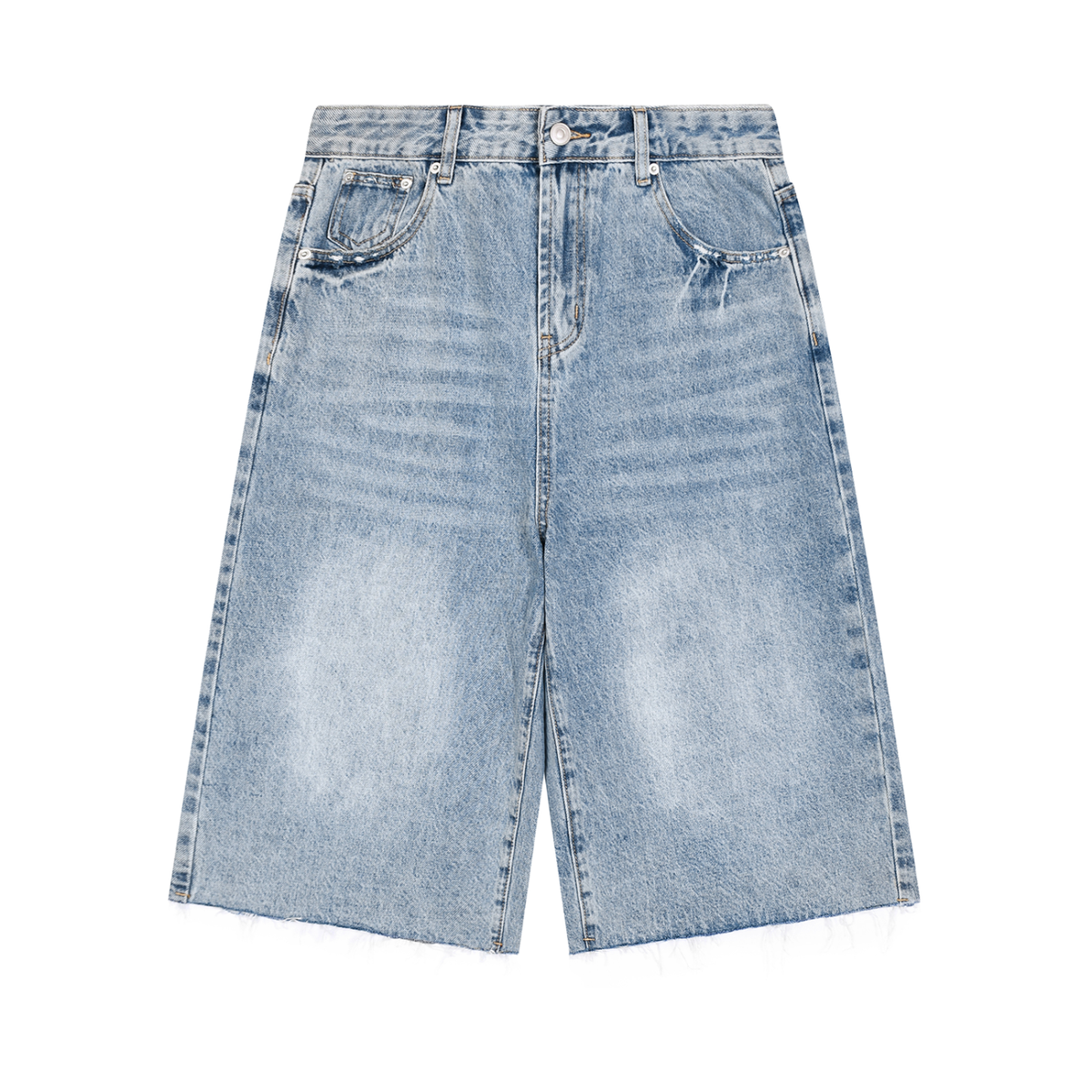 BX Wide Leg Denim Shorts