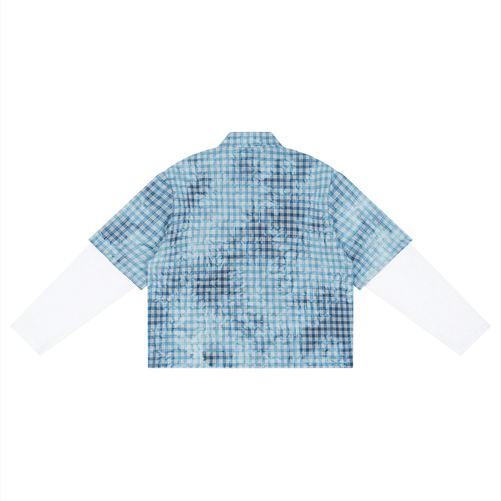 BX Vintage Wash Plaid Short Sleeve Shirt