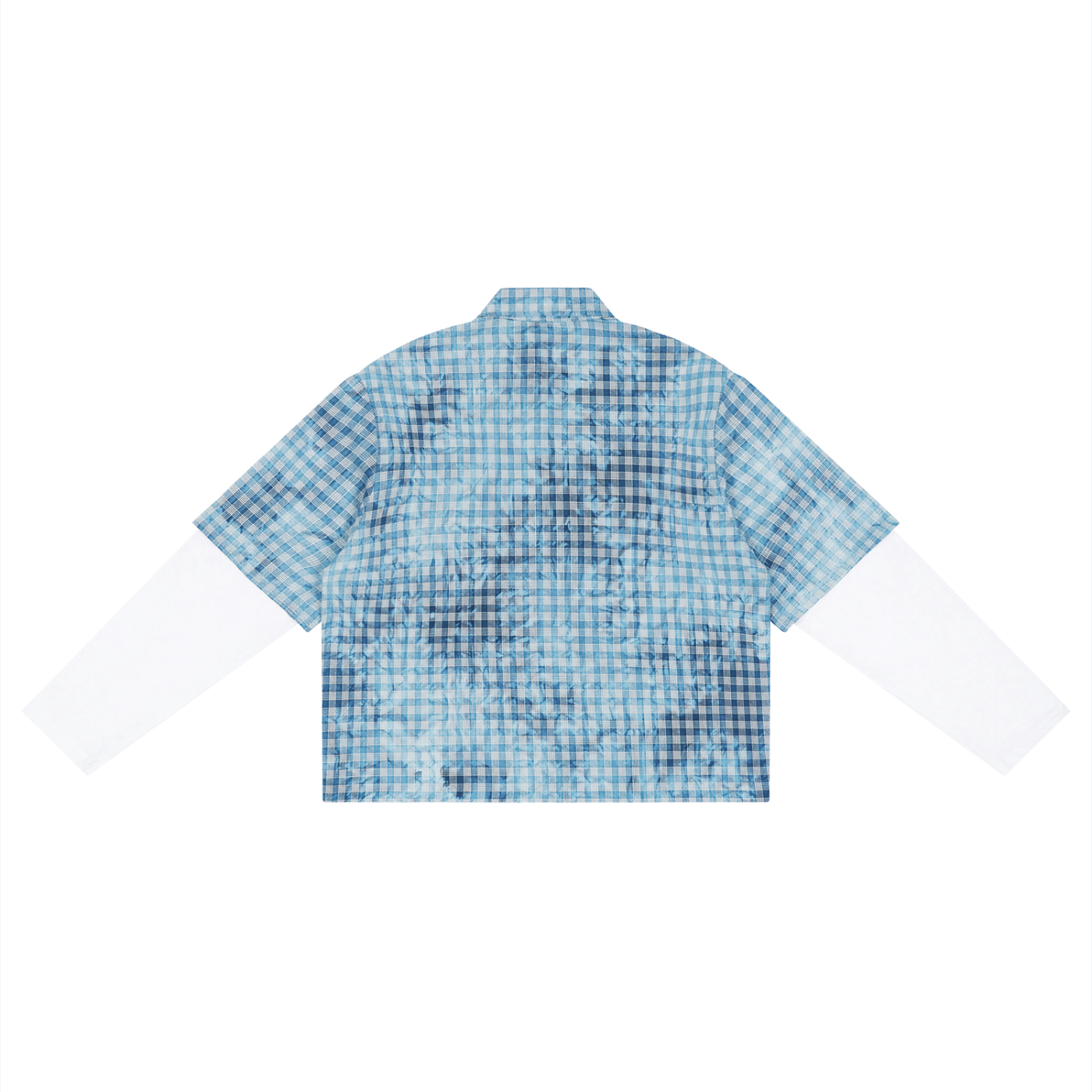 BX Vintage Wash Plaid Short Sleeve Shirt