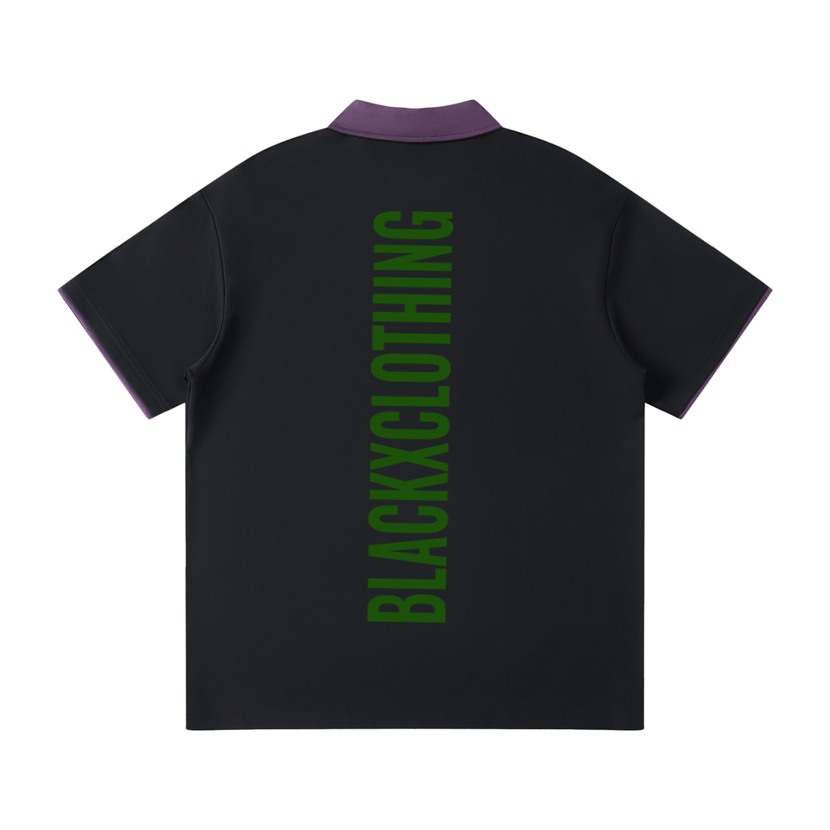 BX Contrast Collar Raglan Polo Shirt