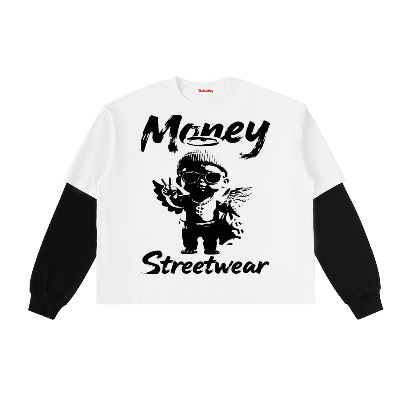 BX Layered Sleeve Cotton T-Shirt