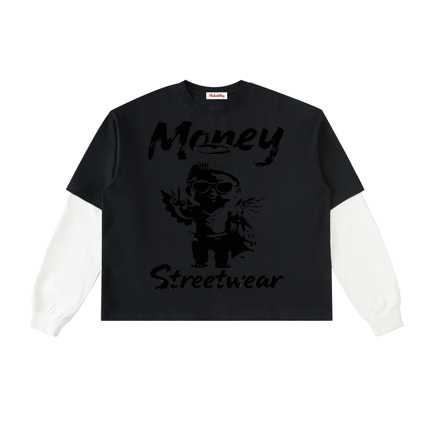 BX Layered Sleeve Cotton T-Shirt
