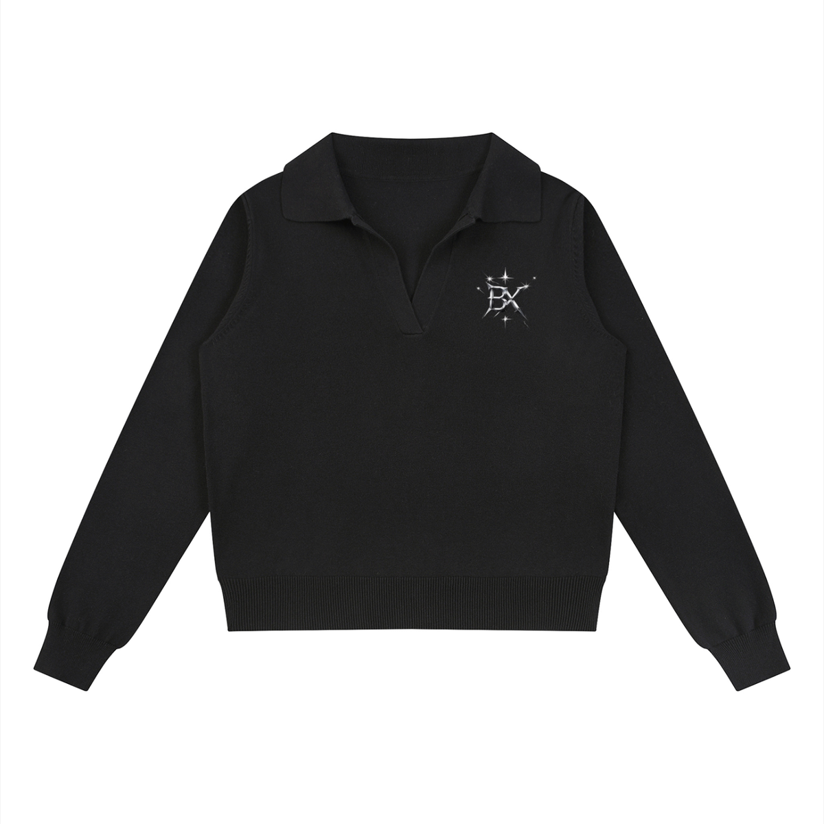 BX Collared Pullover Knit Sweater