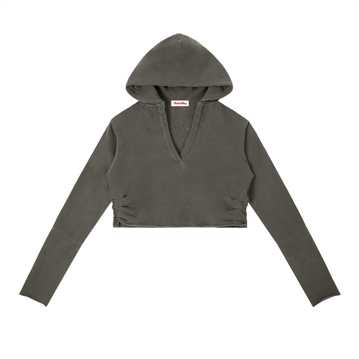 BX Vintage Washed Raw Edge Hoodie