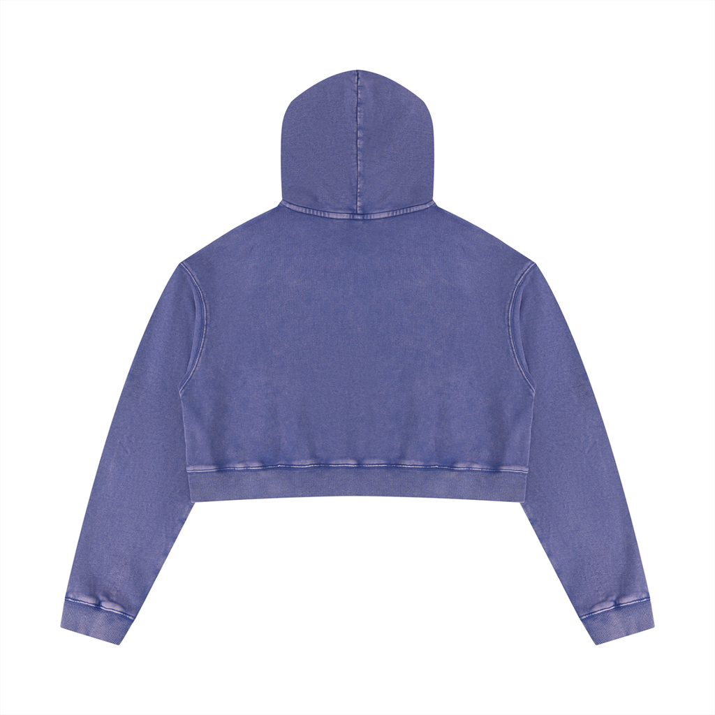 BX Mineral Washed Crop Hoodie