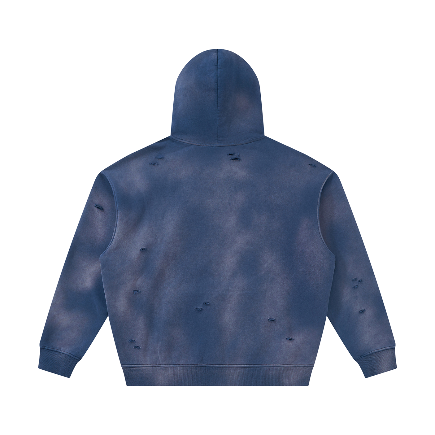 BX "Erosion-Core" Distressed hoodie