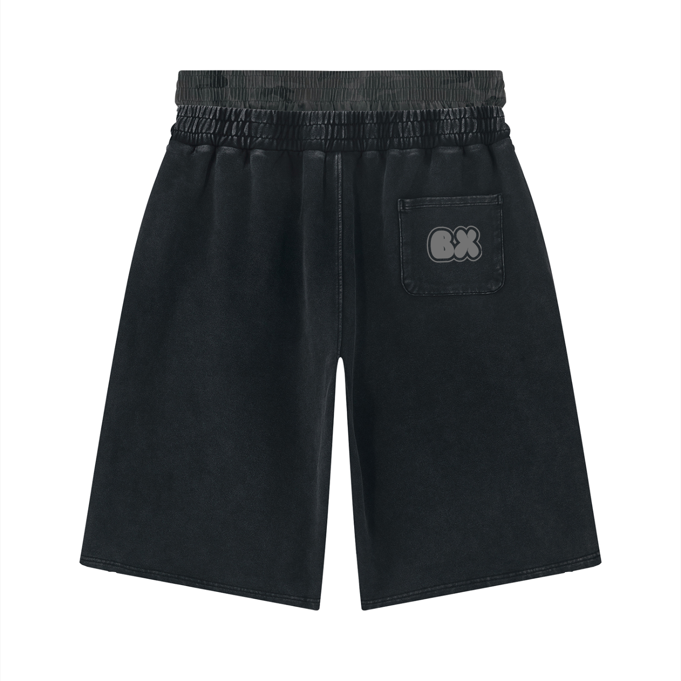 BX “Distressed” Wide Leg Shorts