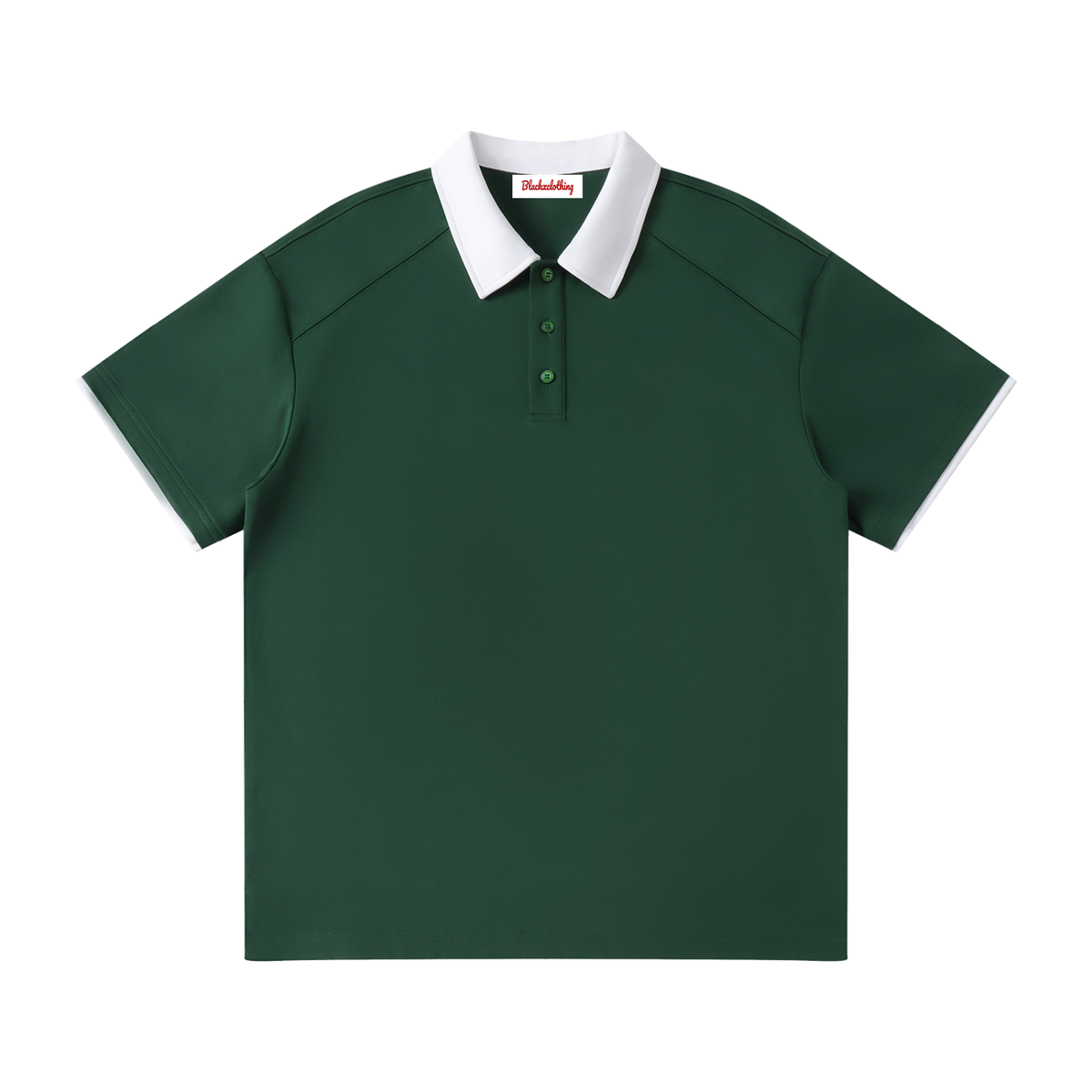 BX Contrast Collar Raglan Polo Shirt