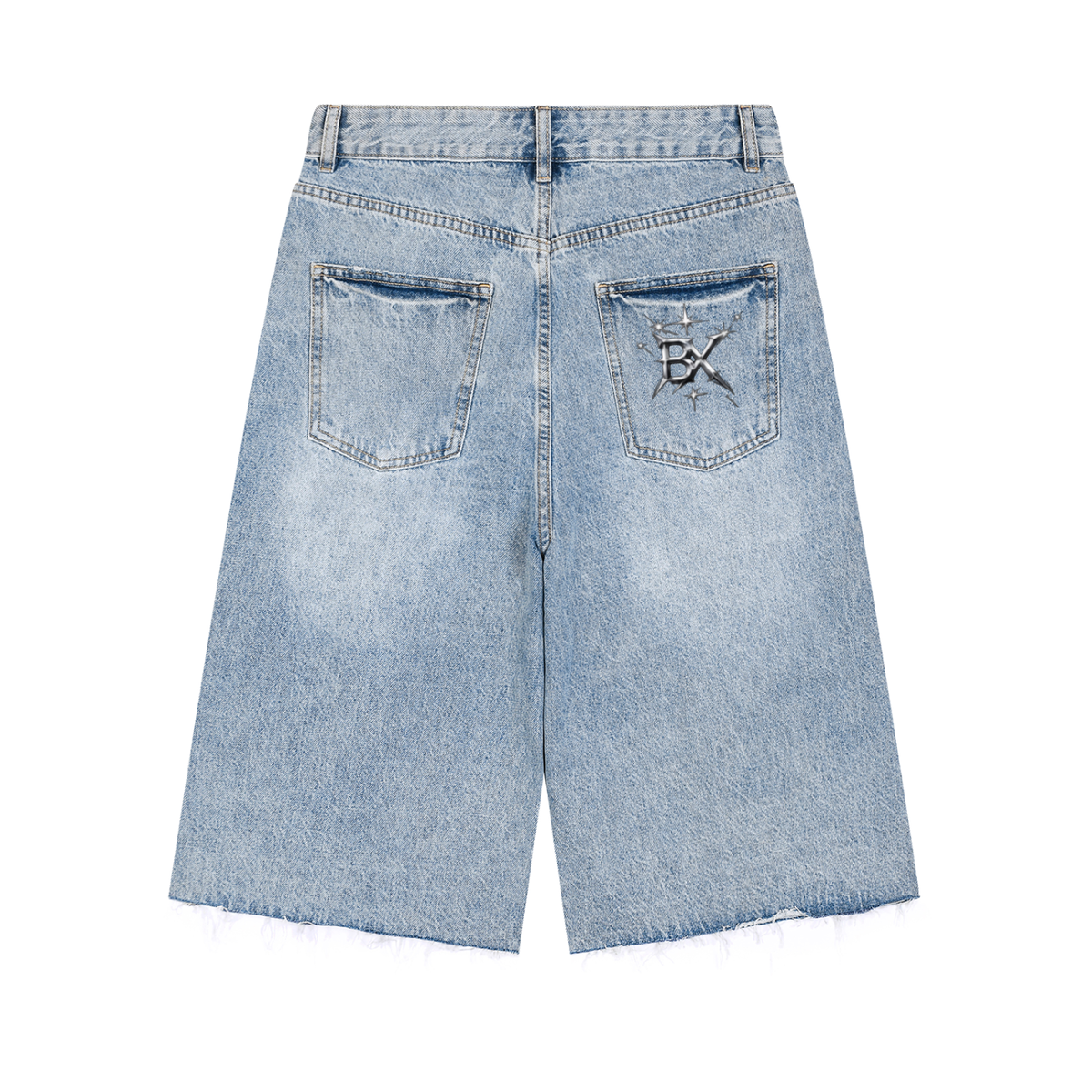 BX Wide Leg Denim Shorts