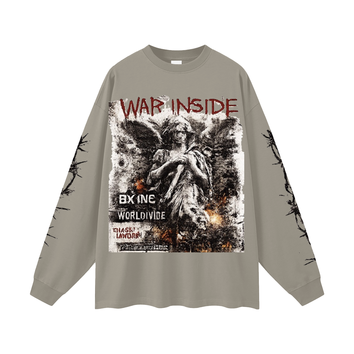 BX “WAR” Long Sleeve T-Shirt