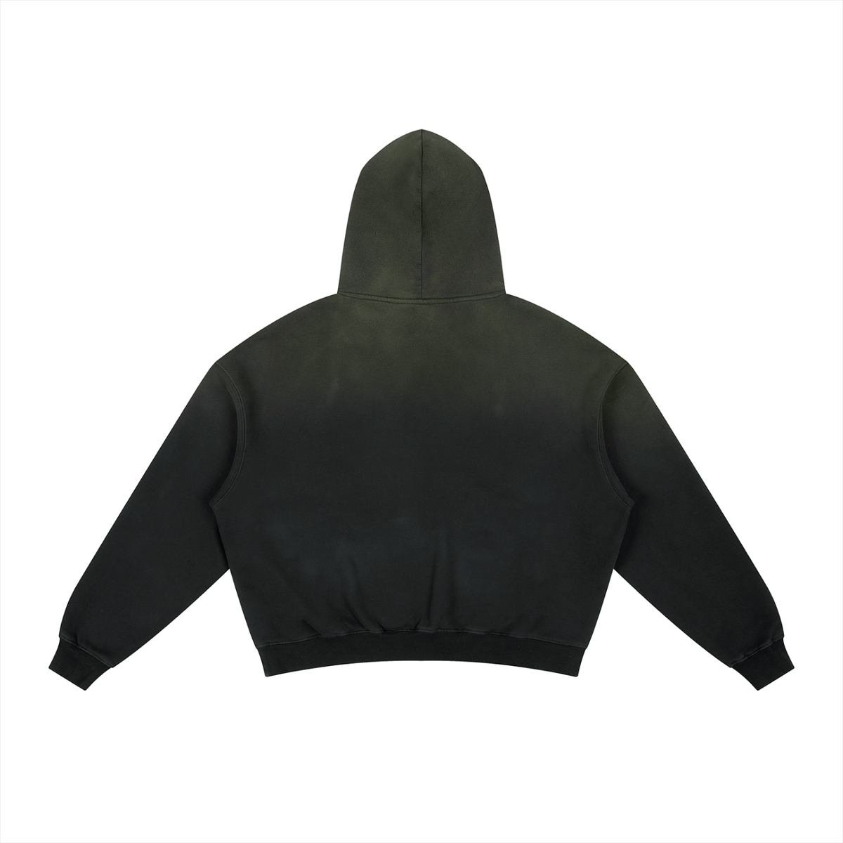 BX Frayed Sunfade Boxy Fleece Hoodie