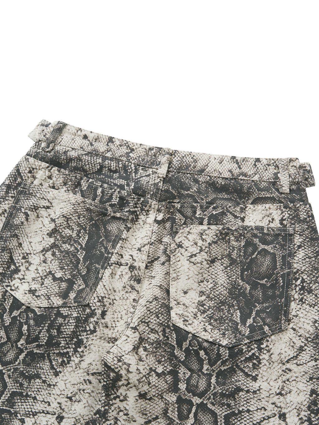 BX Snake Print Barrel Leg Pants